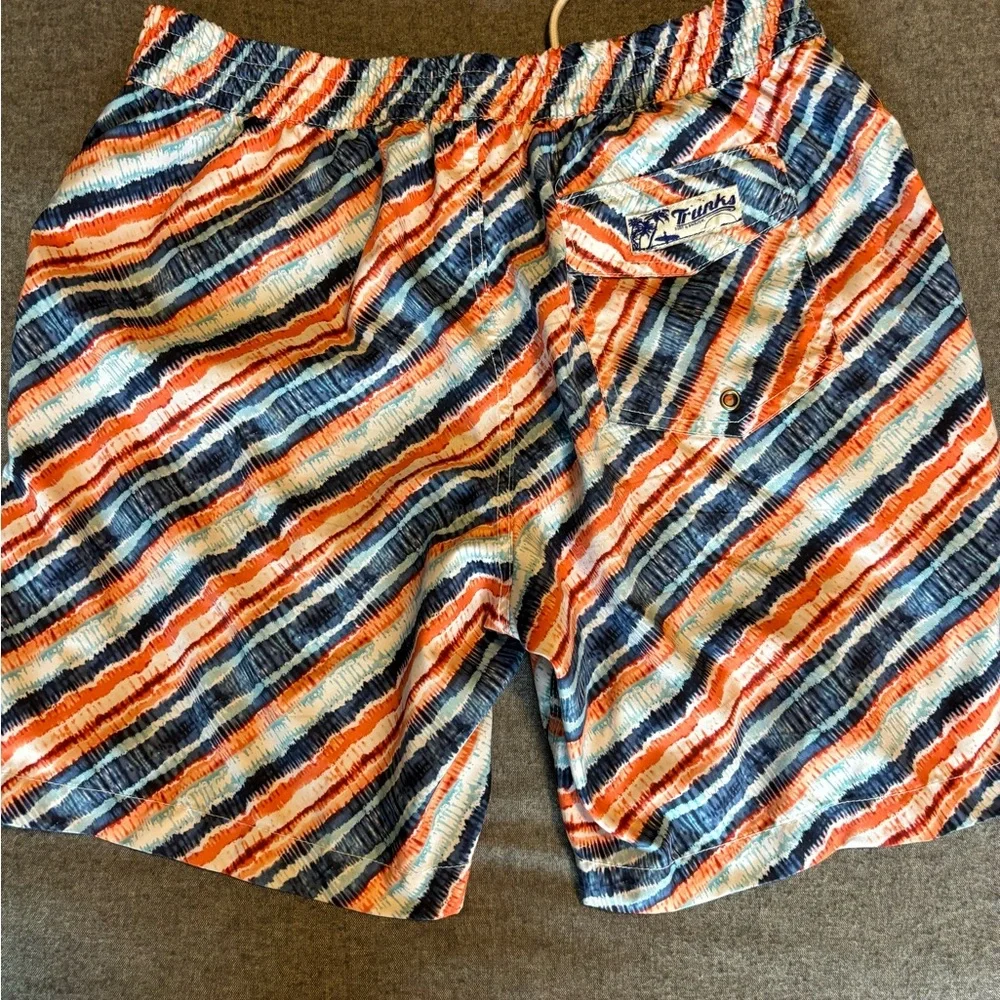 Trunks Surf & Swim Men's Printed Swami‎ Swim Shorts Size Large